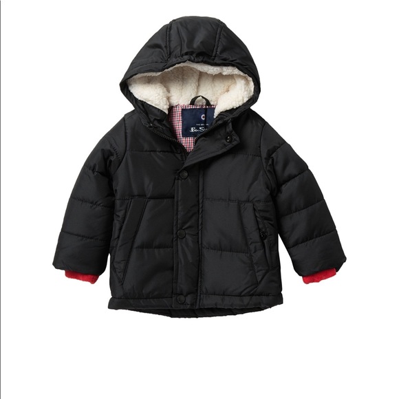 Ben Sherman Baby Faux Shearling Puffer Jacket - Picture 8 of 8